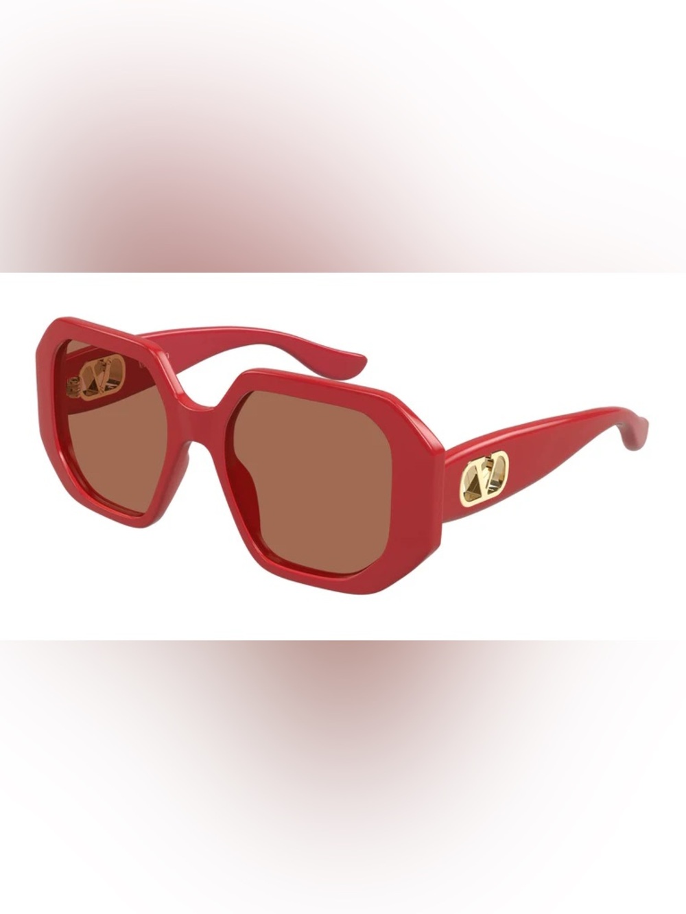 Valentino VG0003SA 003 Glossy Red Sunglasses 55-17-145